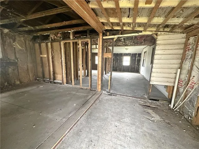 a view of a door of the house