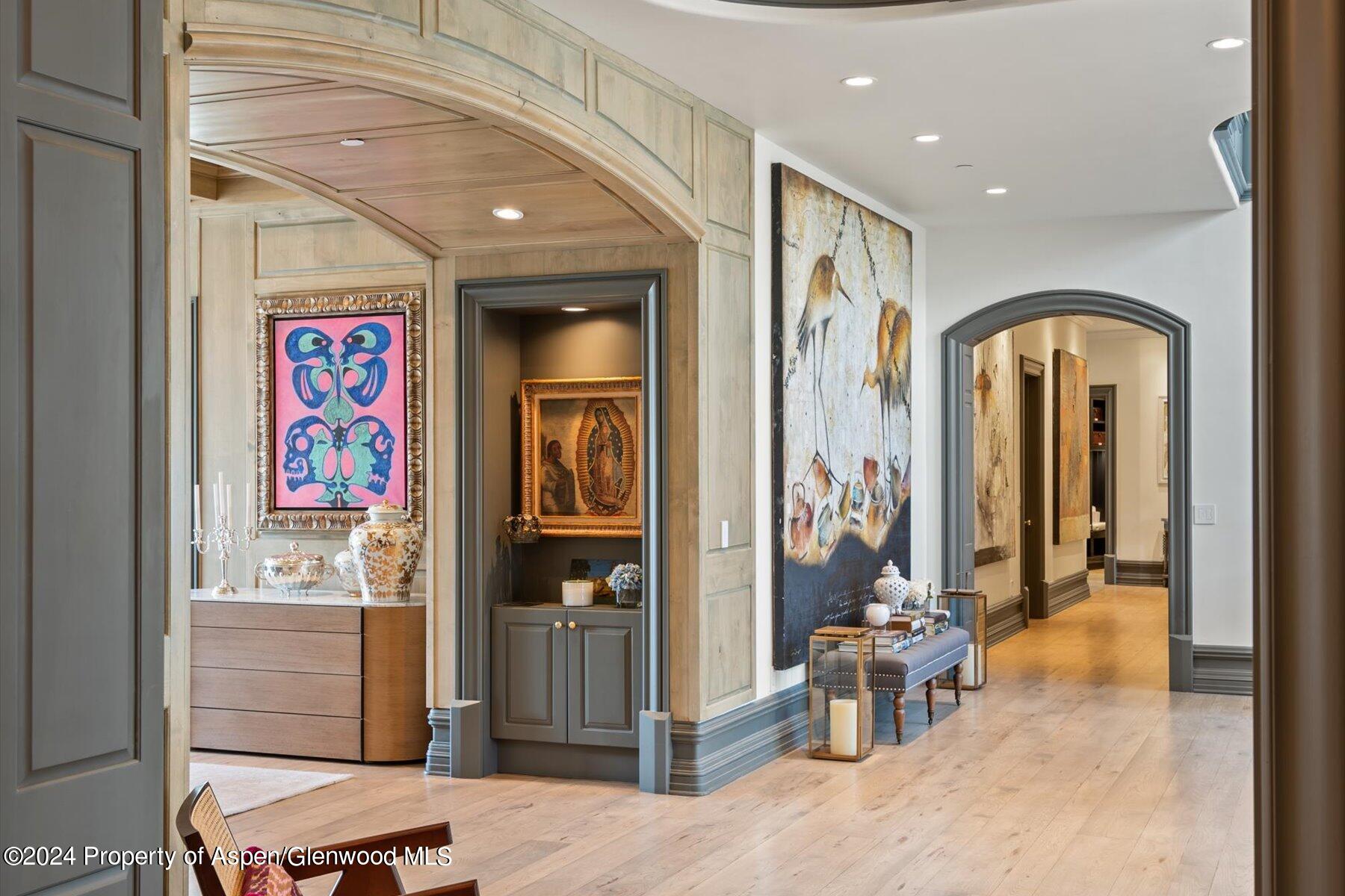 73 Hideaway Lane Aspen, CO 81611 - Photo 39 of 100 a view of an entryway with a hallway and interior of the house