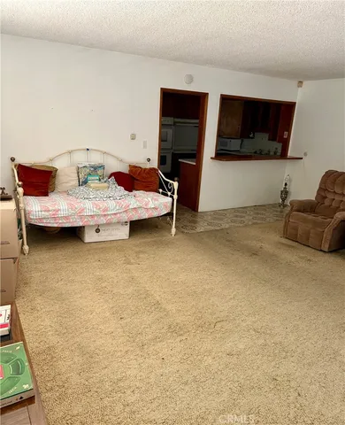 a living room with furniture and window