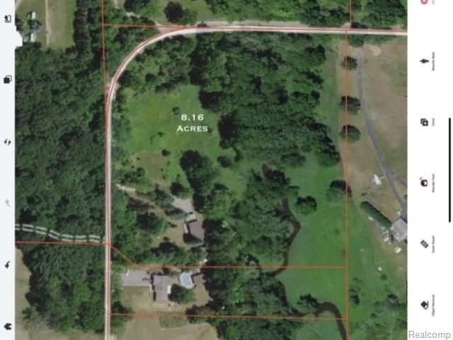 1084 Darwin Road Pinckney, MI 48169 - Photo 26 of 36 Aerial View With Boundaries