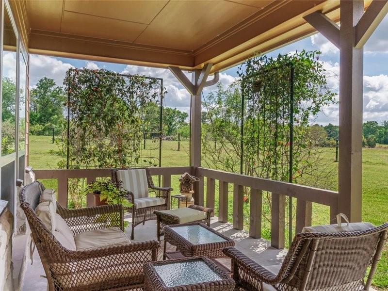6969 Highway 198 Canton, TX 75103 - Photo 12 of 40 a view of a chair and table in the balcony