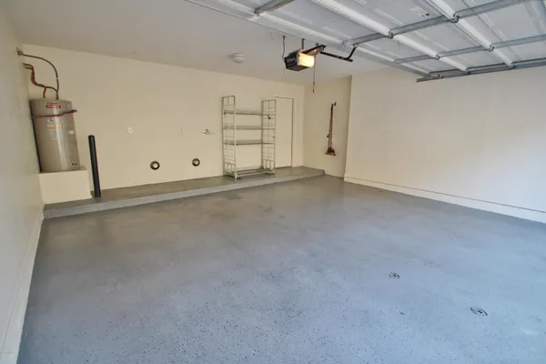 a view of a room with an empty space