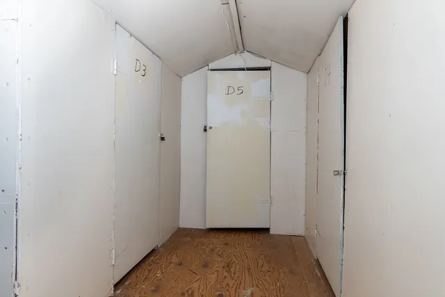 a view of hallway with window