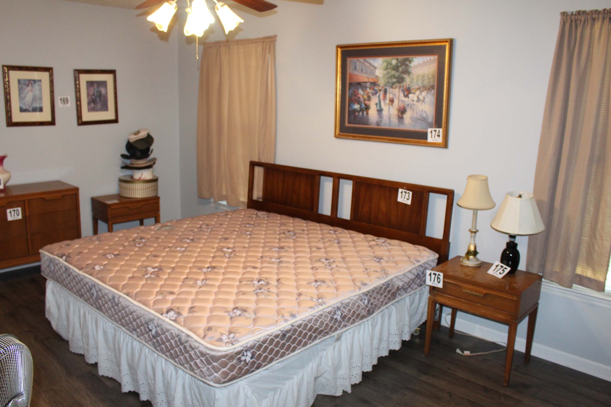 3114 Chanda Lane Murfreesboro, TN 37129 - Photo 13 of 13 a bed sitting in a bedroom next to a lamp