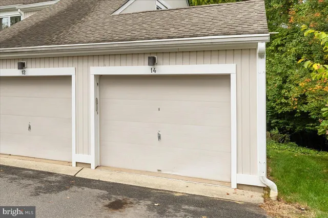 a view of wooden door