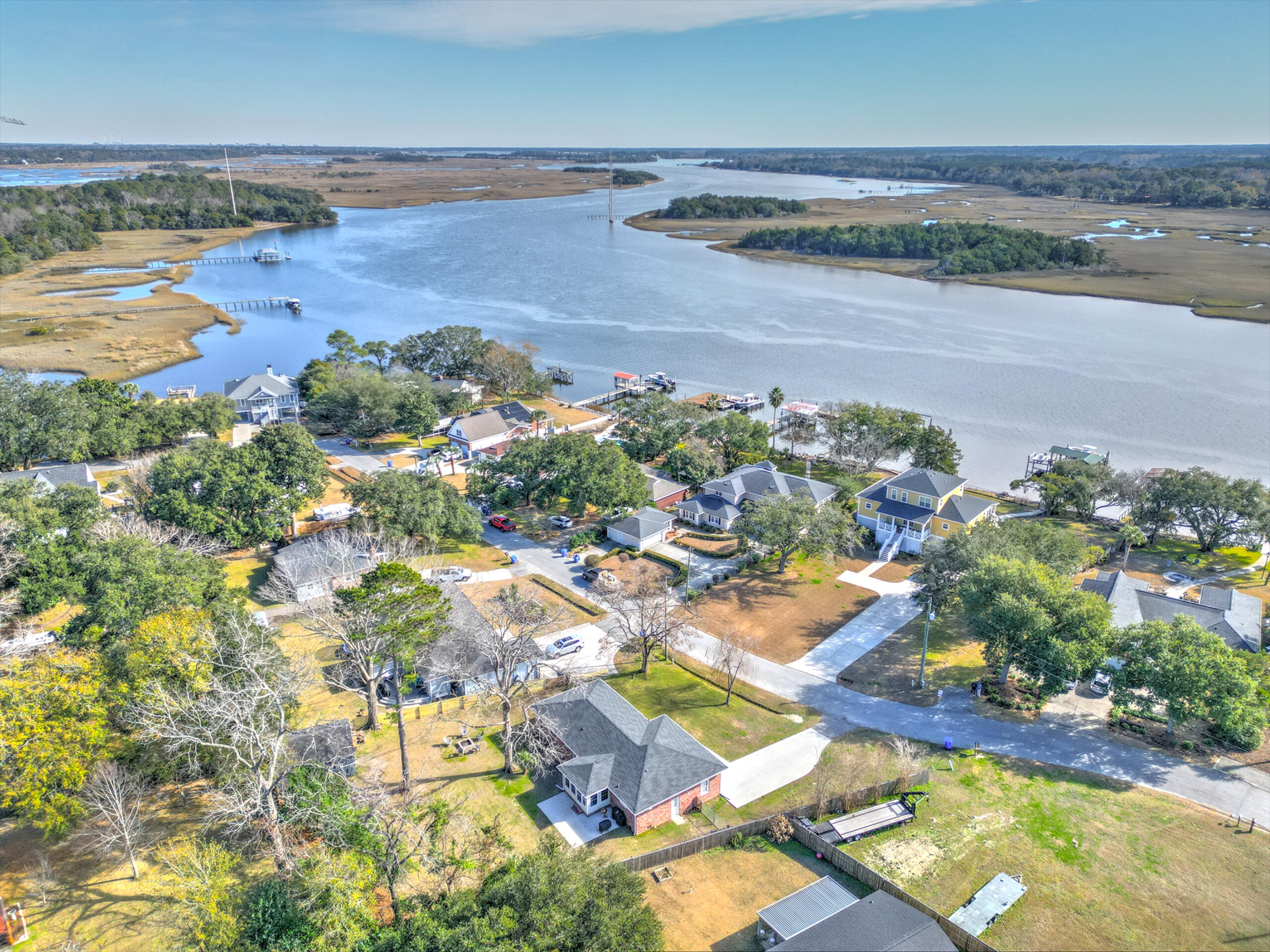 3552 Old Ferry Road Johns Island, SC 29455 - Photo 31 of 41 Aerial Overhead