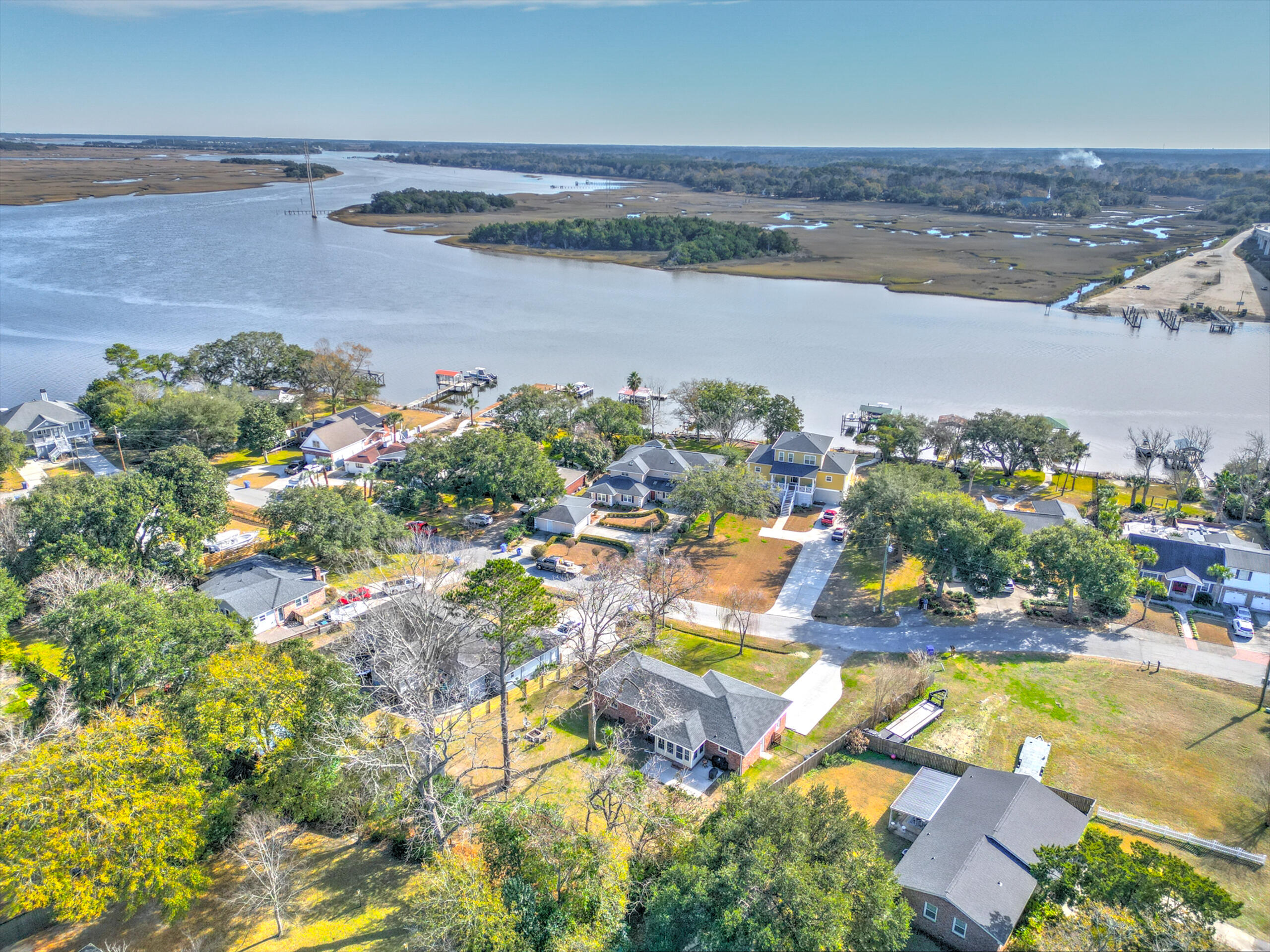 3552 Old Ferry Road Johns Island, SC 29455 - Photo 32 of 41 Aerial Overhead
