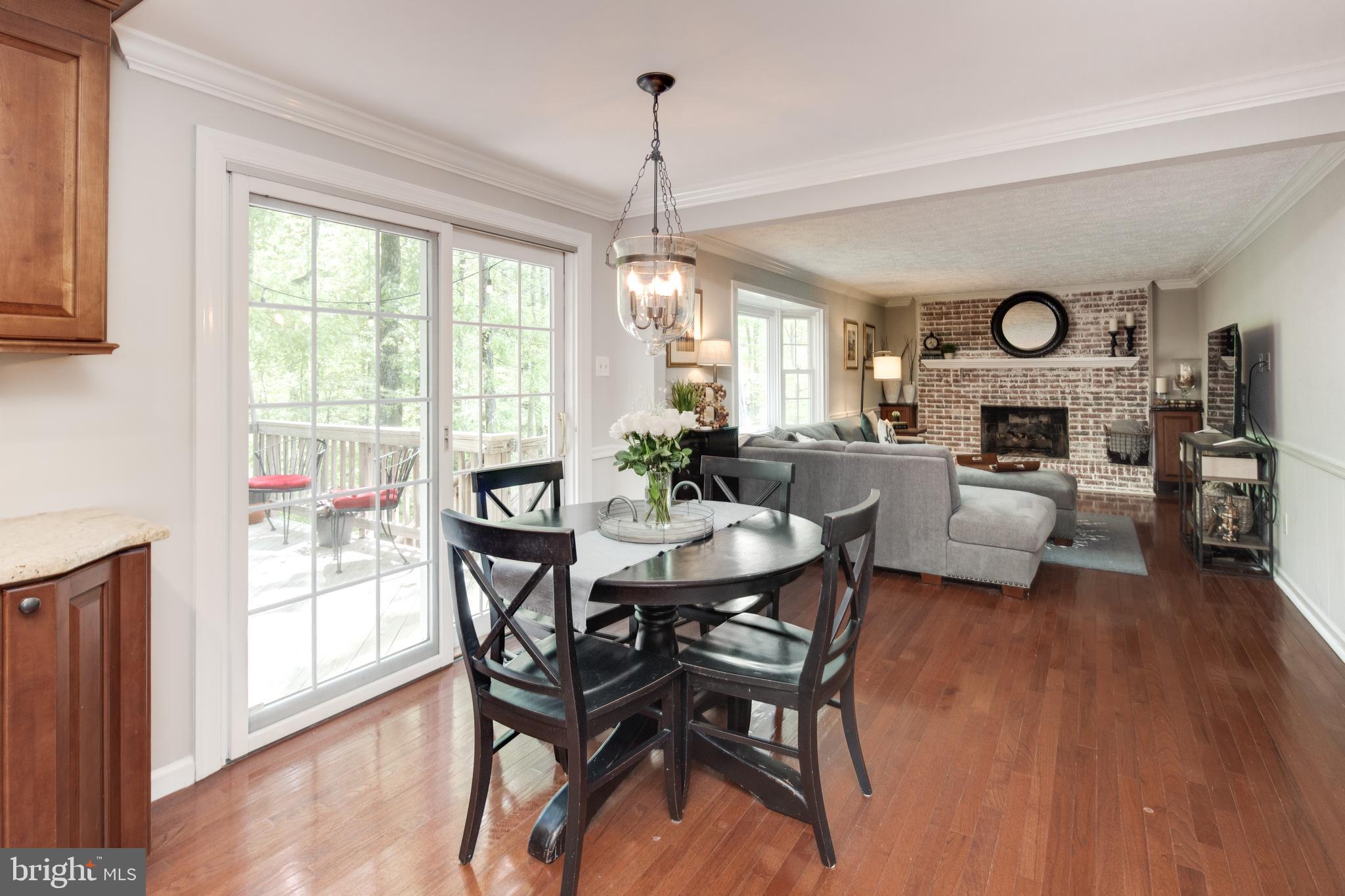 8325 Magic Leaf Road Springfield, VA 22153 - Photo 13 of 40 Dining area / walk-out to deck