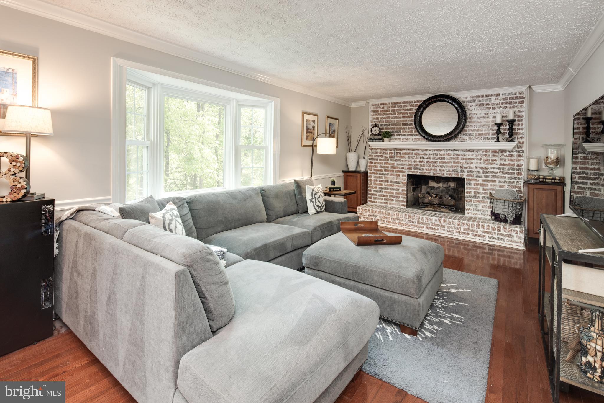 8325 Magic Leaf Road Springfield, VA 22153 - Photo 14 of 40 Family Room with gas fireplace