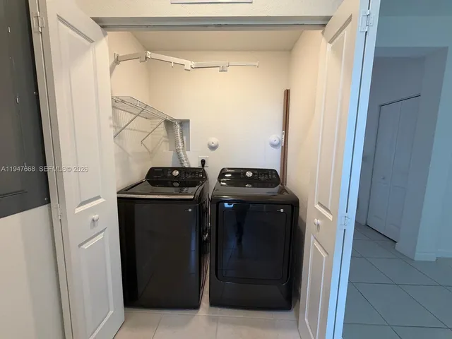 a view of washer and dryer