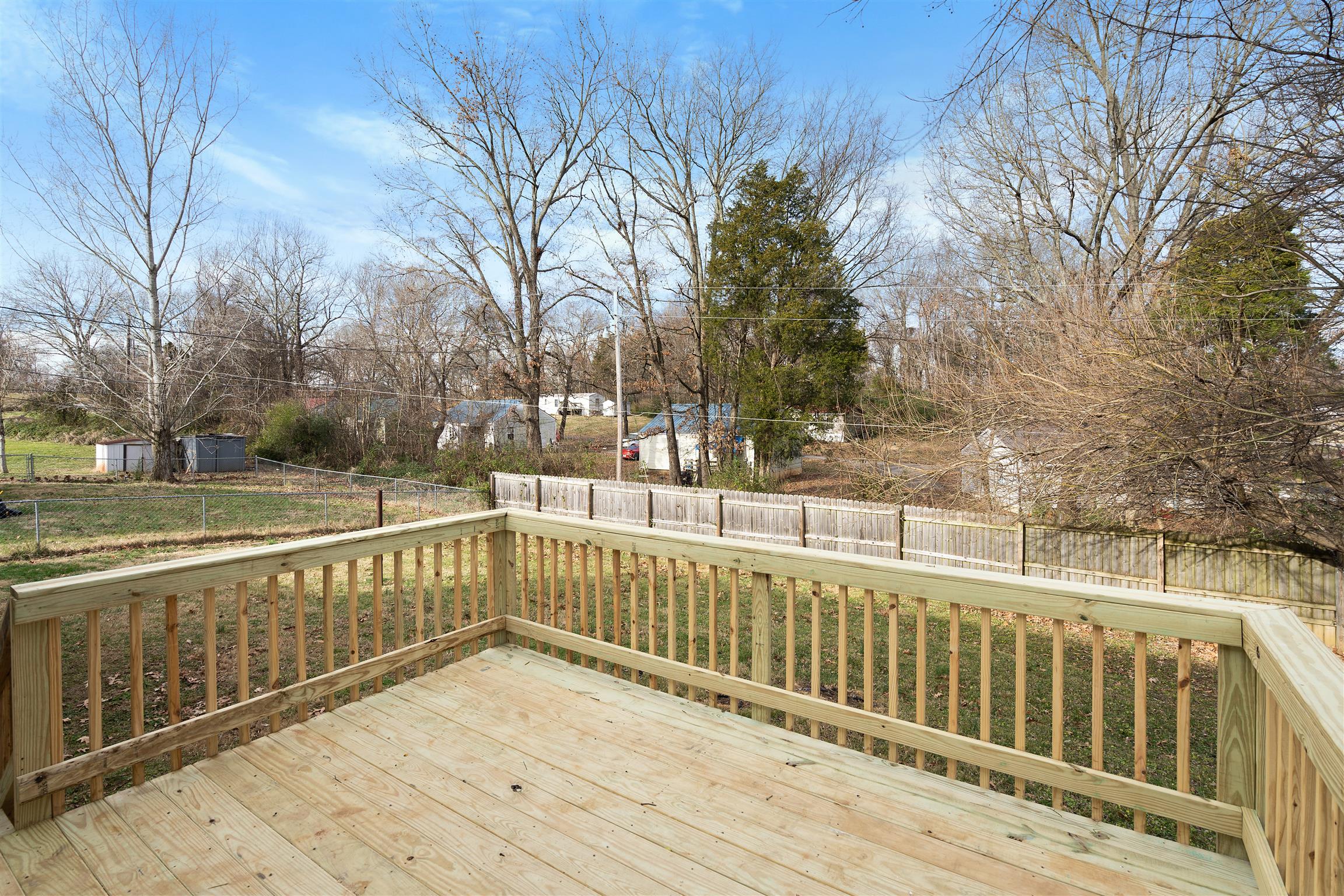 21 Cable Road Oak Grove, KY 42262 - Photo 16 of 16 Spacious, fenced in backyard with large deck!!