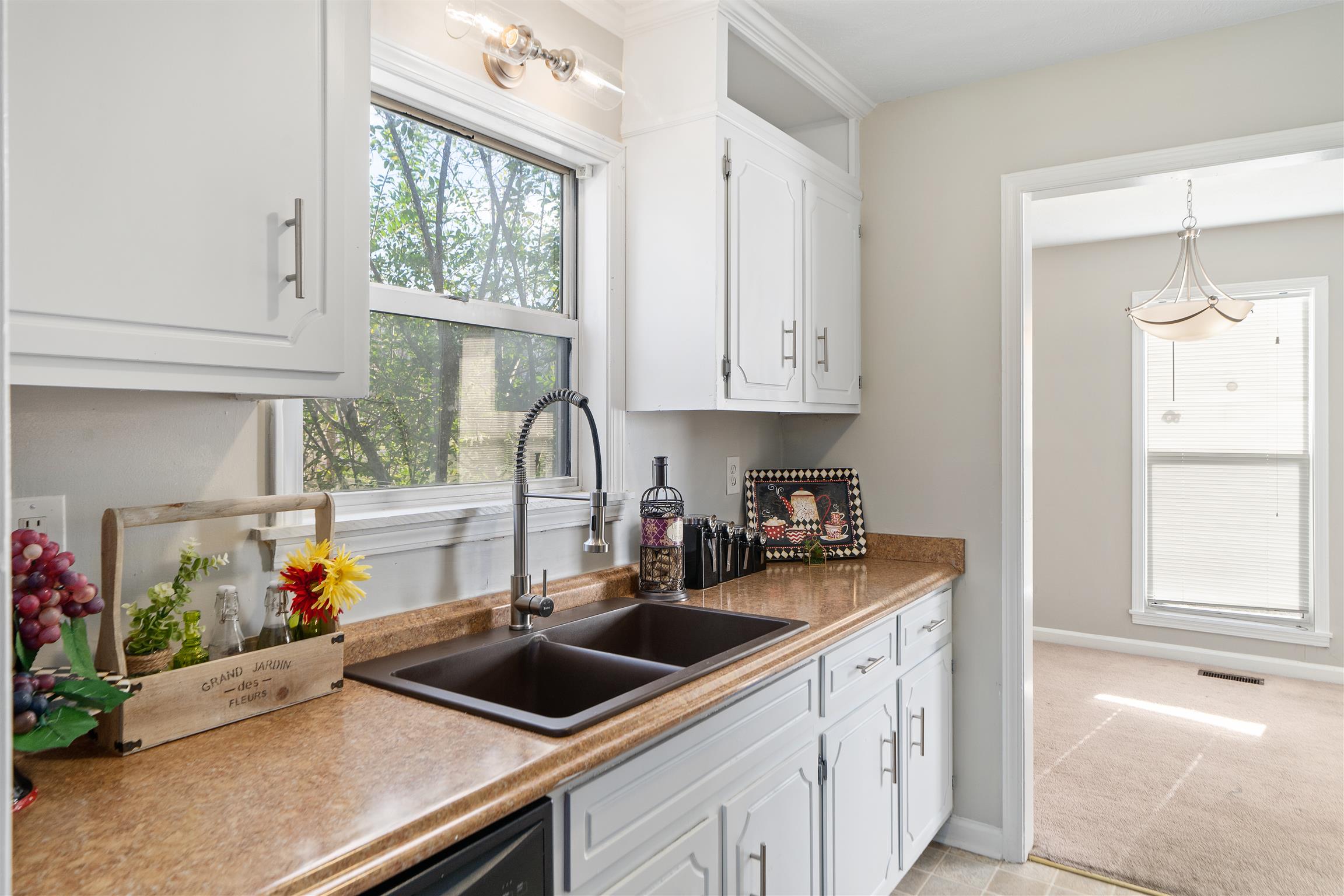 Beautiful Sink Area with new fixtures! 