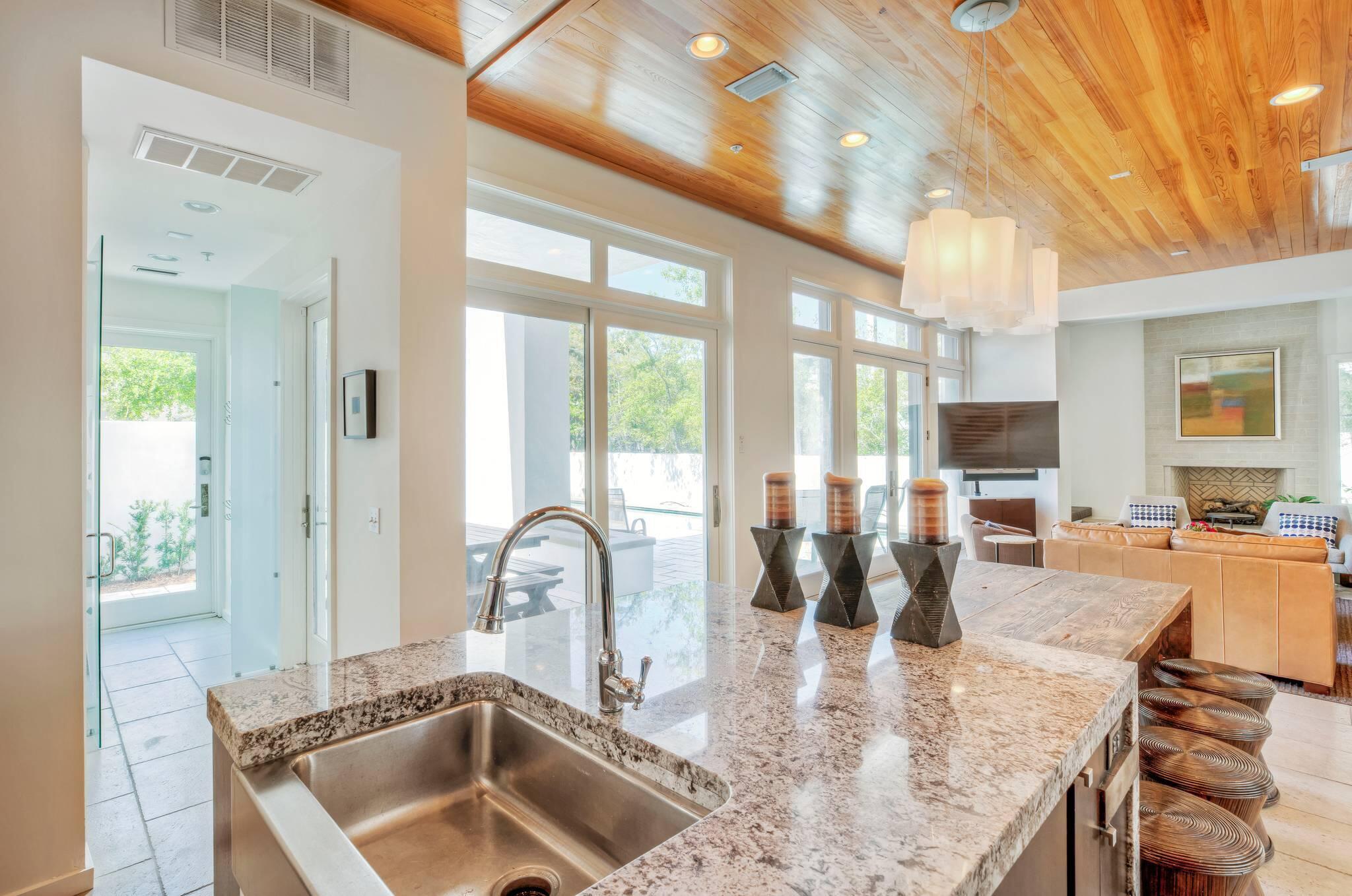 71 Atticus Road Rosemary Beach, FL 32461 - Photo 8 of 31 Kitchen View into the Living Room