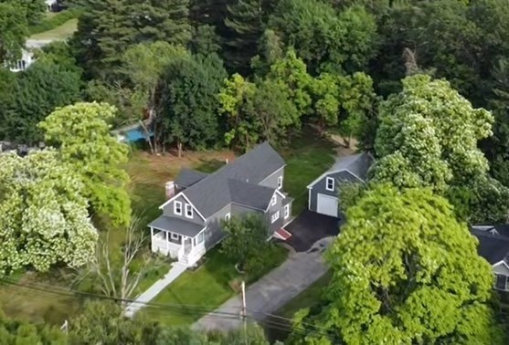 136 Groton Road North Chelmsford, MA 01863 - Photo 4 of 41 an aerial view of a house with a yard