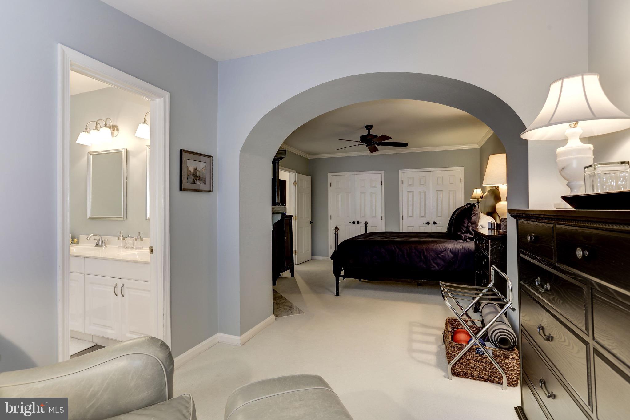 224 9th Street Southeast Washington, DC 20003 - Photo 15 of 29 a living room with furniture and a mirror