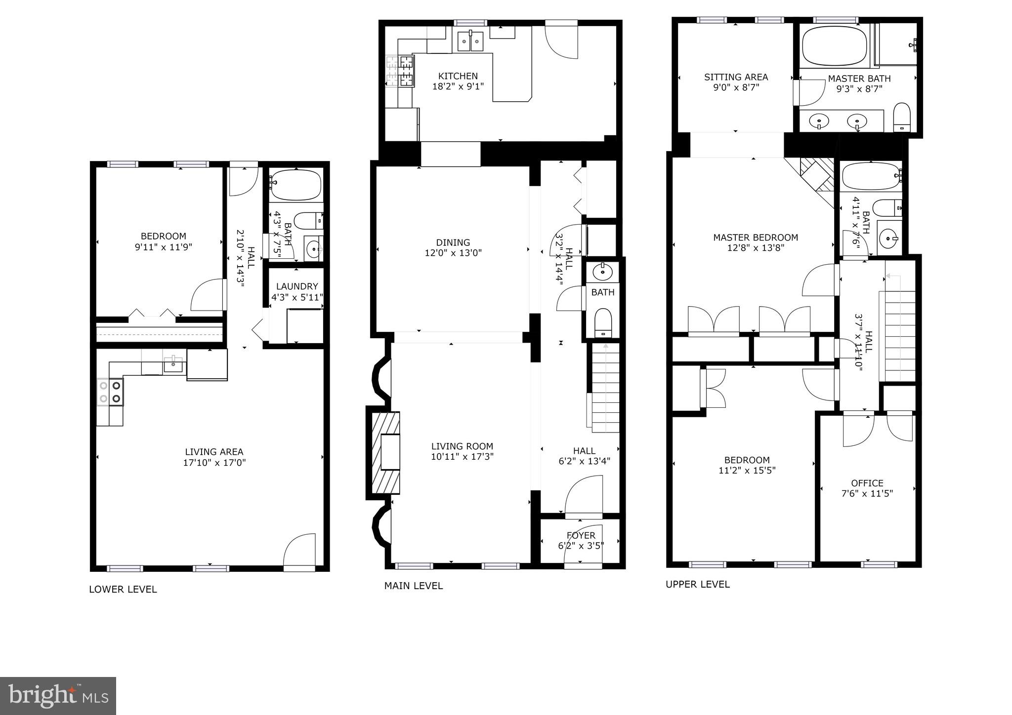 224 9th Street Southeast Washington, DC 20003 - Photo 29 of 29 a picture of a floor plan