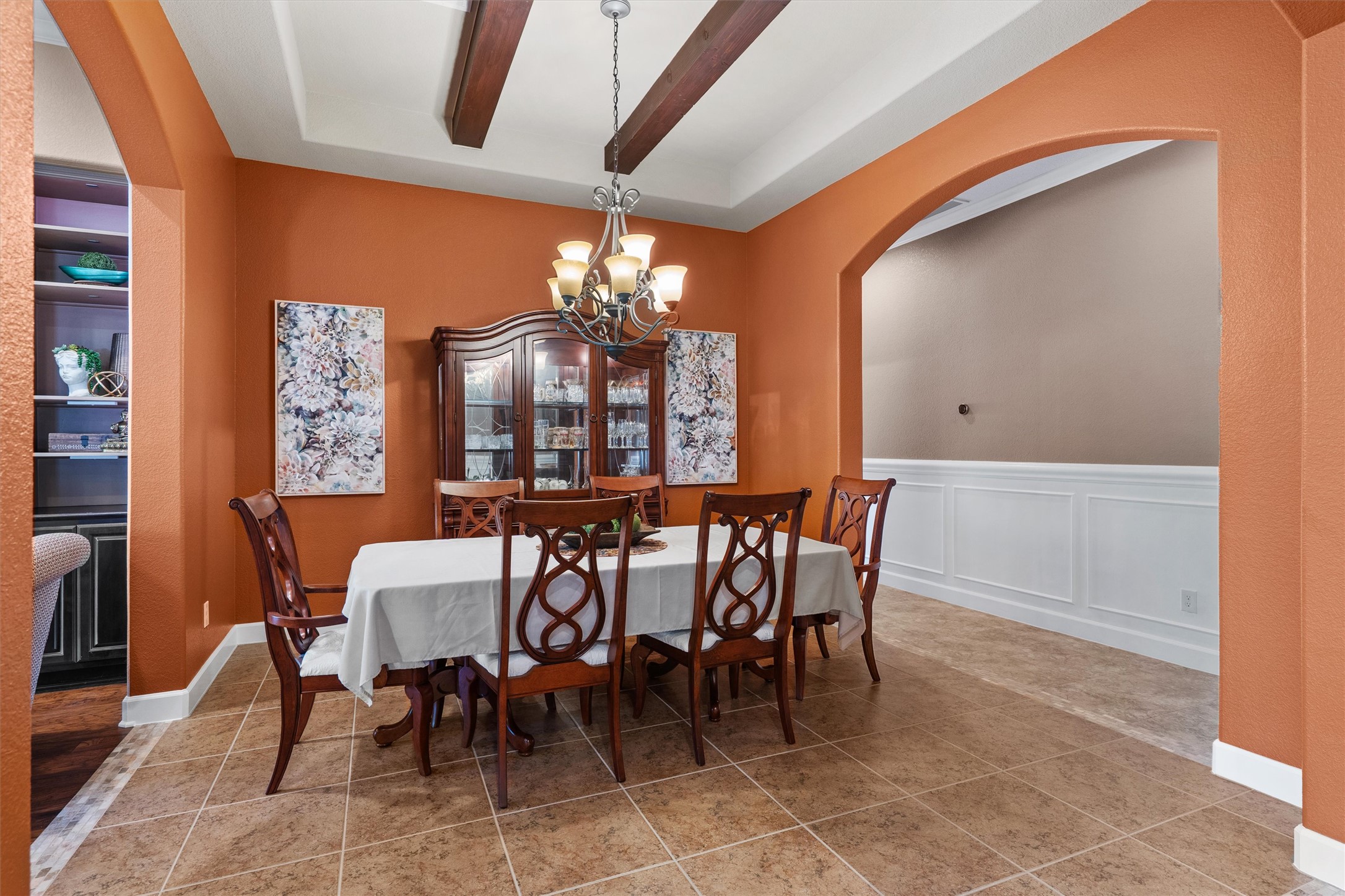 4005 Haight Street Round Rock, TX 78681 - Photo 13 of 40 a view of a dining room with furniture and chandelier