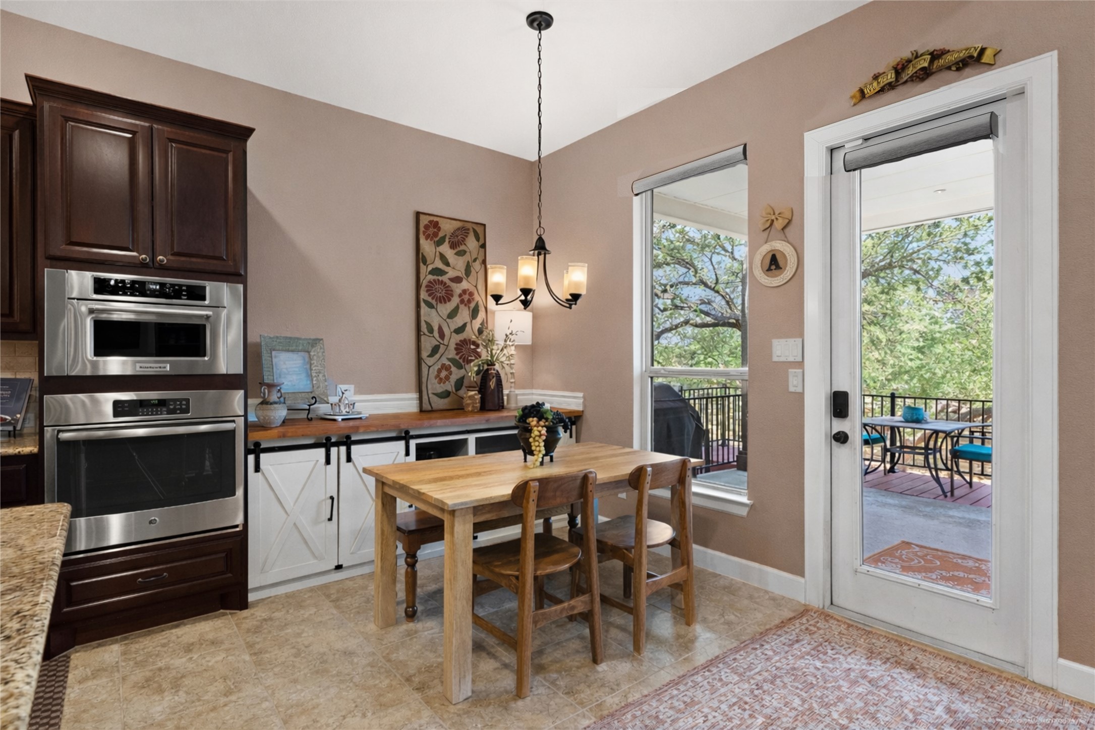 4005 Haight Street Round Rock, TX 78681 - Photo 16 of 40 a view of a dining room with furniture window and outside view