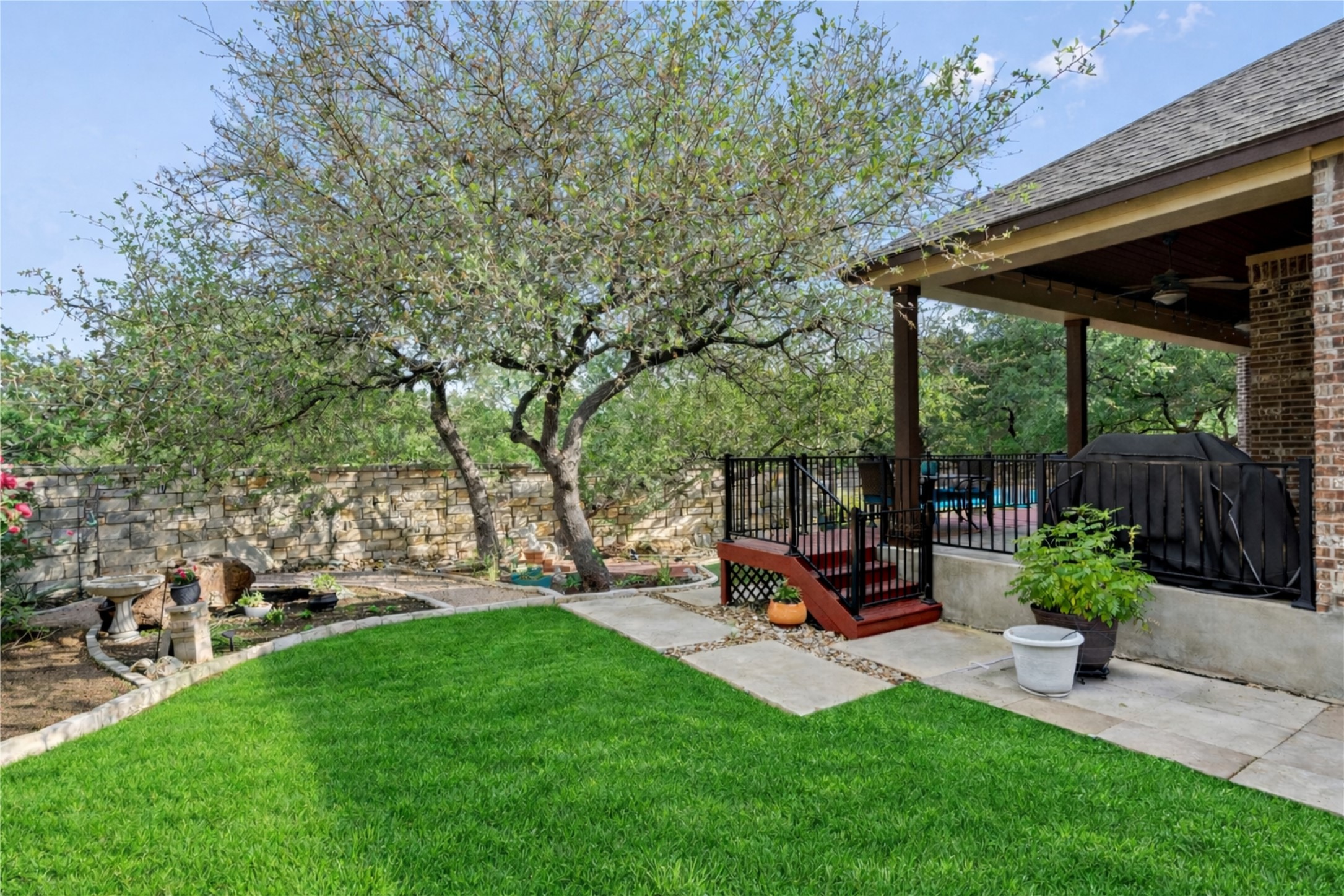 4005 Haight Street Round Rock, TX 78681 - Photo 8 of 40 a view of a backyard with sitting area