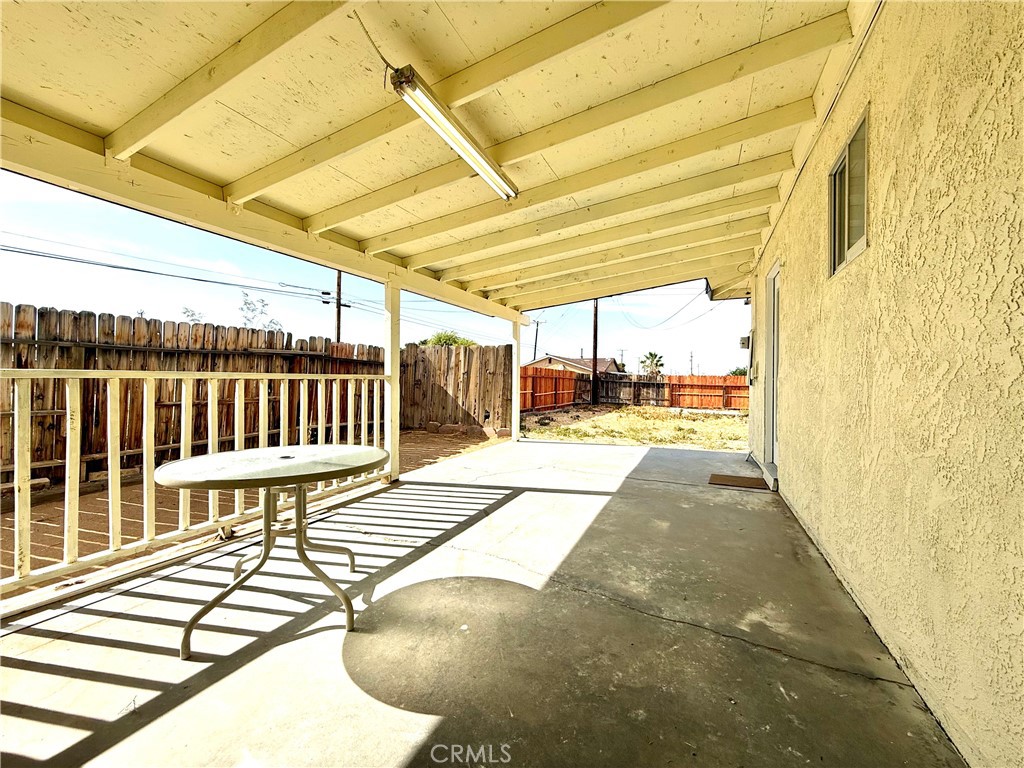 930 West Franklin Avenue Ridgecrest, CA 93555 - Photo 28 of 31 a view of balcony with wooden floor and seating space
