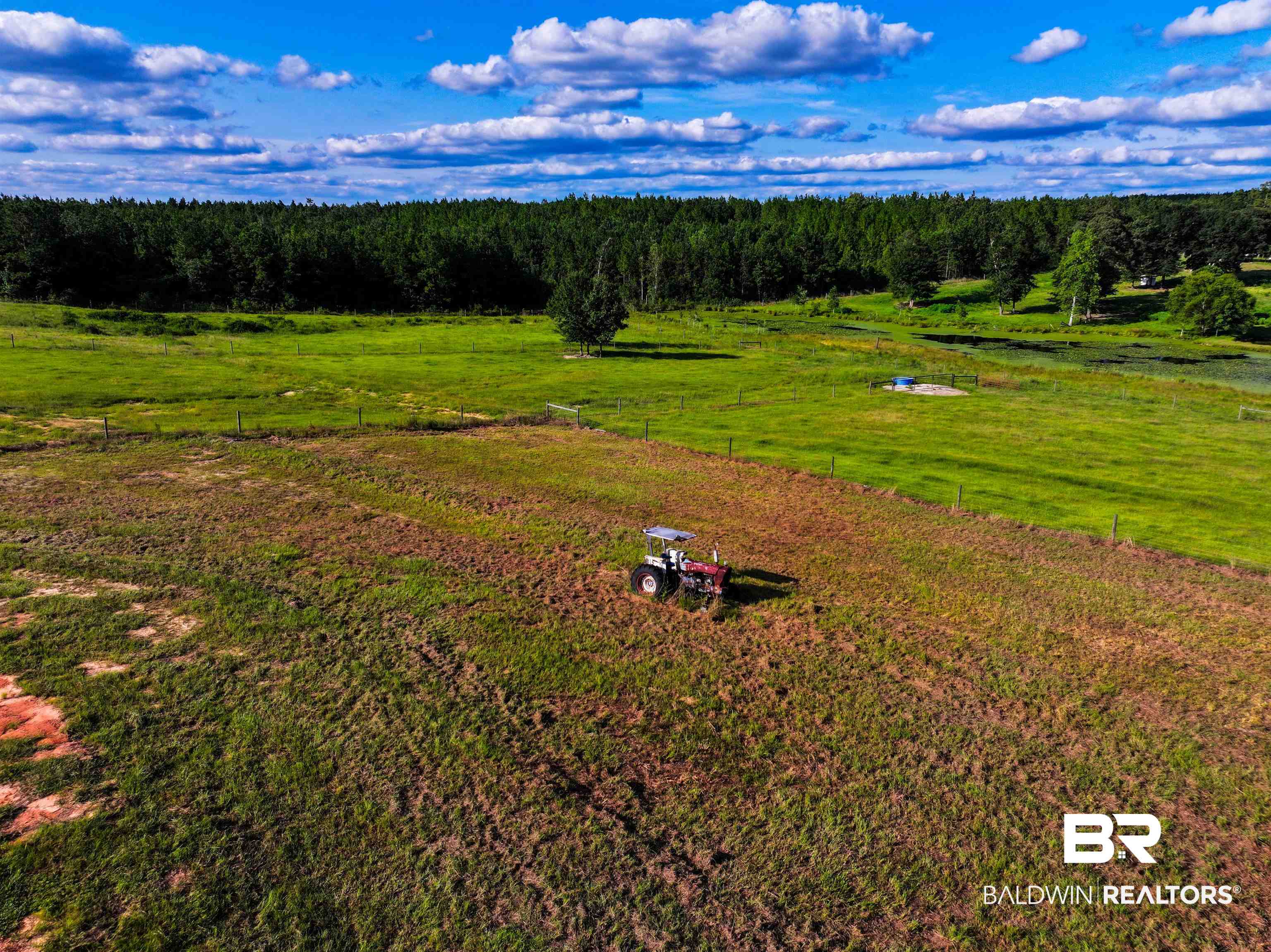 3619 Ridge Road Brewton, AL 36426 - Photo 3 of 5 Aerial view of sparsely populated area featuring a heavily wooded area