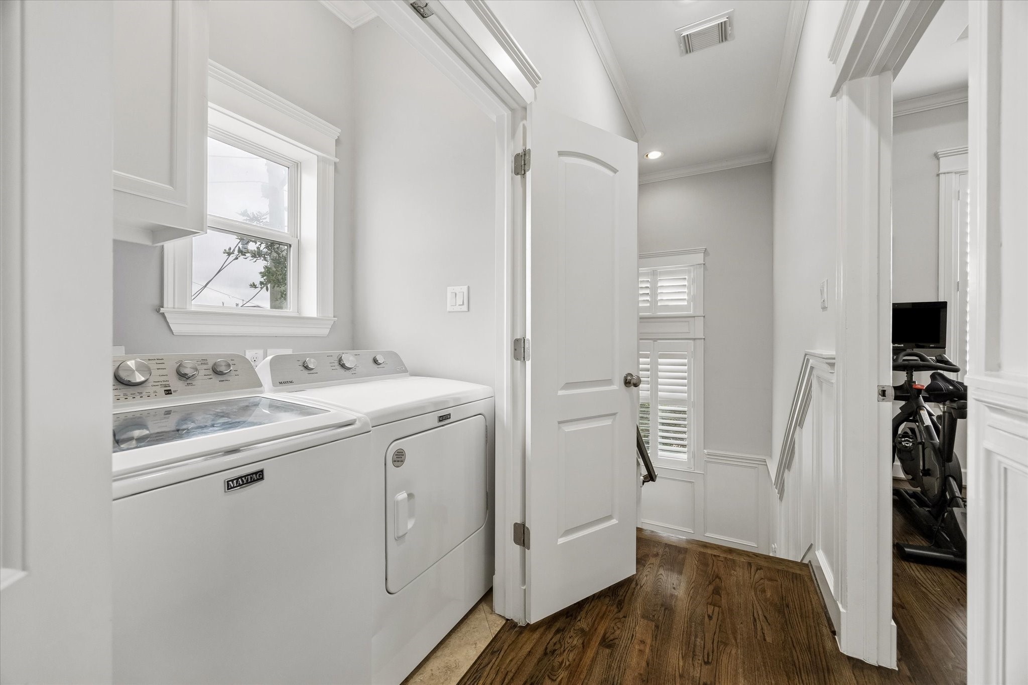 609 Rutland Street, Unit A Houston, TX 77007 - Photo 22 of 30 a bathroom with a sink a mirror and a shower
