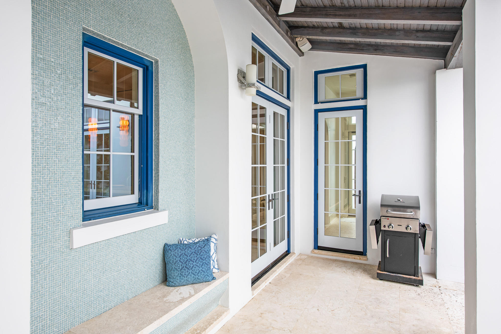 86 North Charles Street, Unit B9 Inlet Beach, FL 32461 - Photo 15 of 60 a hallway with front door and wooden floor