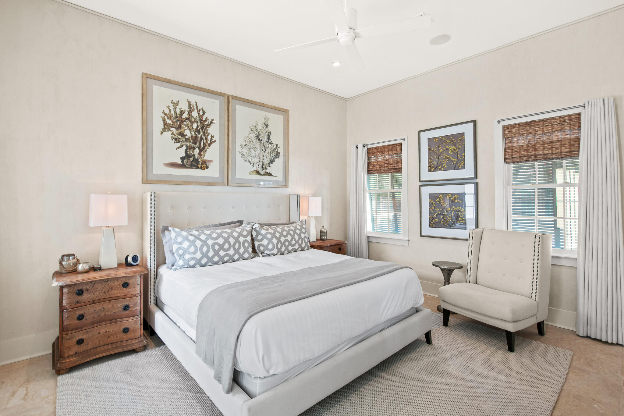 86 North Charles Street, Unit B9 Inlet Beach, FL 32461 - Photo 41 of 60 a bedroom with a bed and a couch