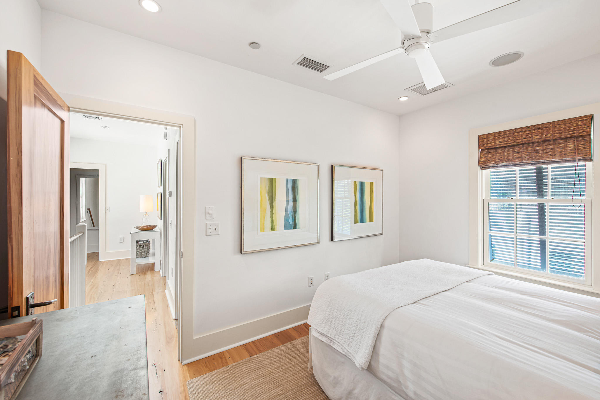 86 North Charles Street, Unit B9 Inlet Beach, FL 32461 - Photo 55 of 60 a bedroom with a large bed and a window