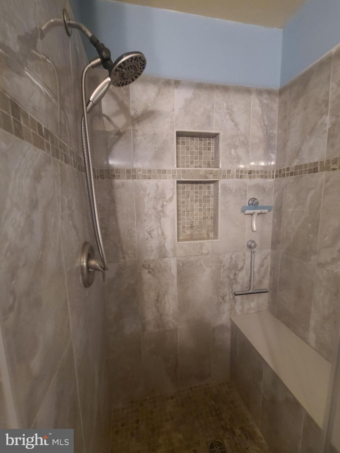 1335 Roberts Road Gilbertsville, PA 19525 - Photo 19 of 38 Main Bathroom Shower with seat