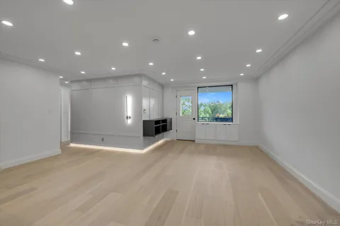 a view of a hallway and window