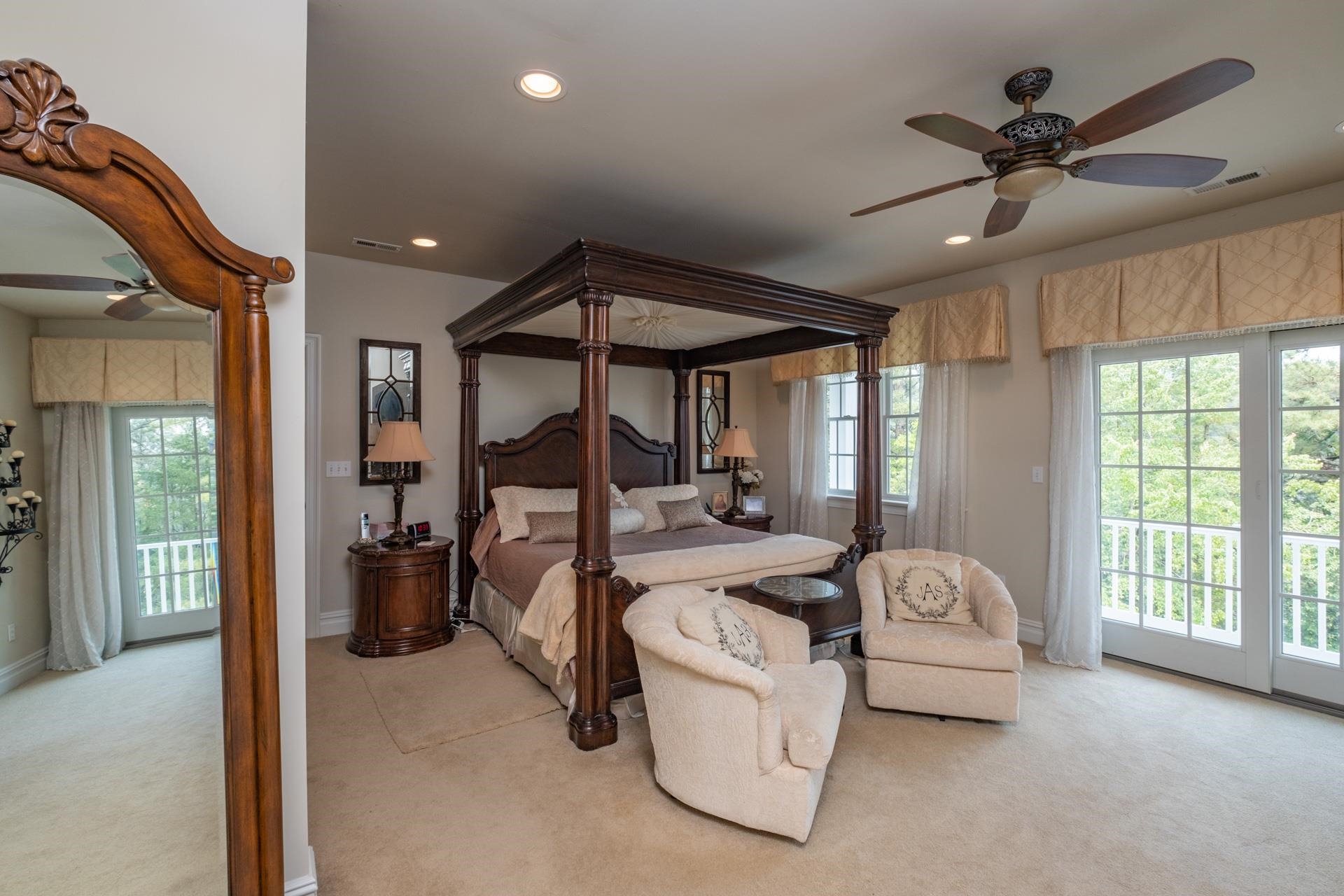 286 Riverside Drive Port Republic, NJ 08241 - Photo 19 of 50 a living room with furniture a fireplace and a chandelier