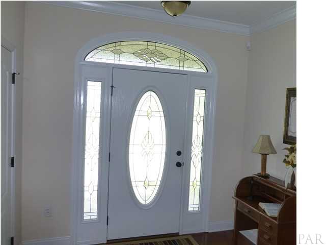 590 Ard Field Road Jay, FL 32565 - Photo 13 of 16 Inside Front Door with Leaded Glass and Side Lights