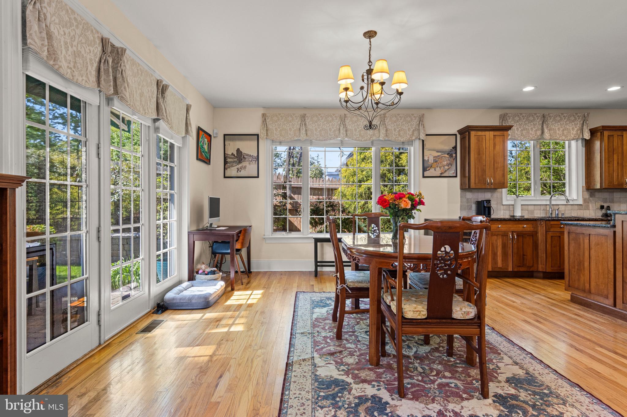 616 Brookside Avenue Wayne, PA 19087 - Photo 16 of 76 breakfast room opens to patio and gardens