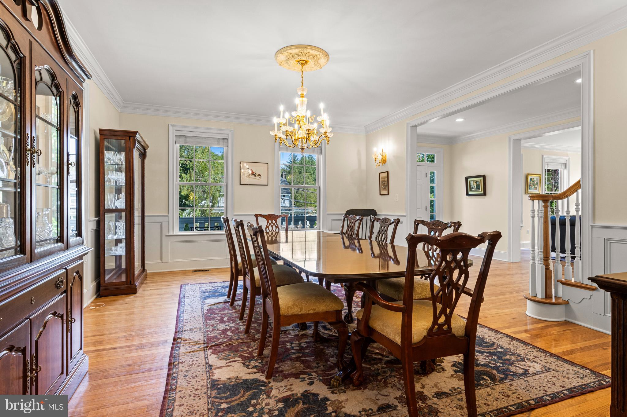 616 Brookside Avenue Wayne, PA 19087 - Photo 25 of 76 dining room open to foyer and living room