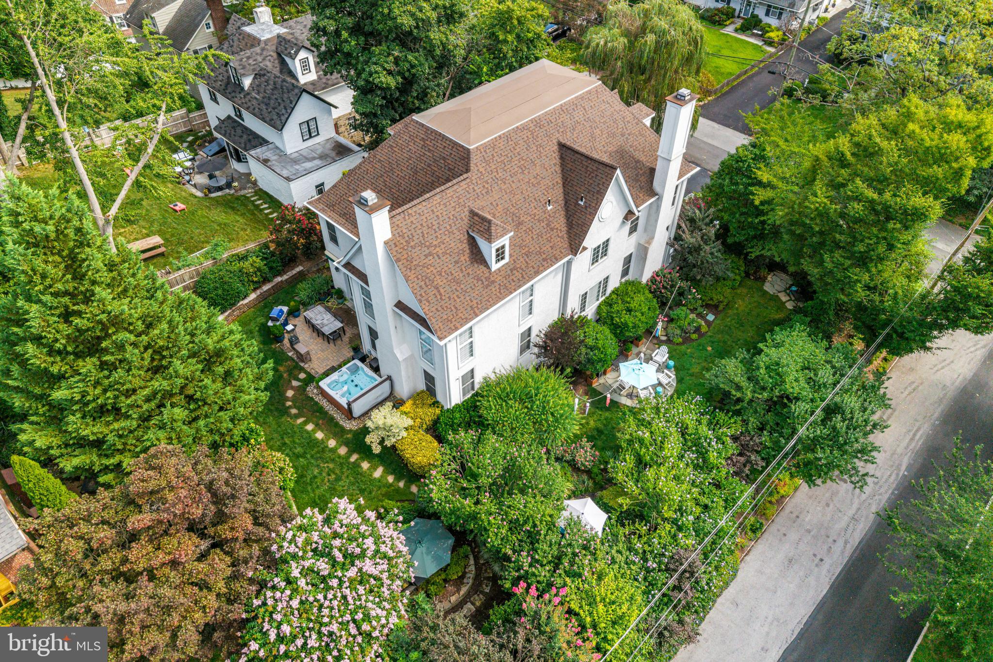 616 Brookside Avenue Wayne, PA 19087 - Photo 70 of 76 aerial views of corner lot