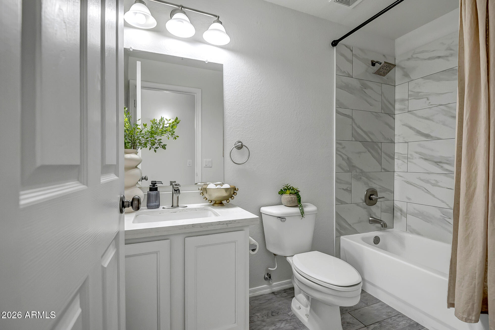1445 East Broadway Road, Unit 208 Tempe, AZ 85282 - Photo 25 of 29 a bathroom with a sink toilet and shower