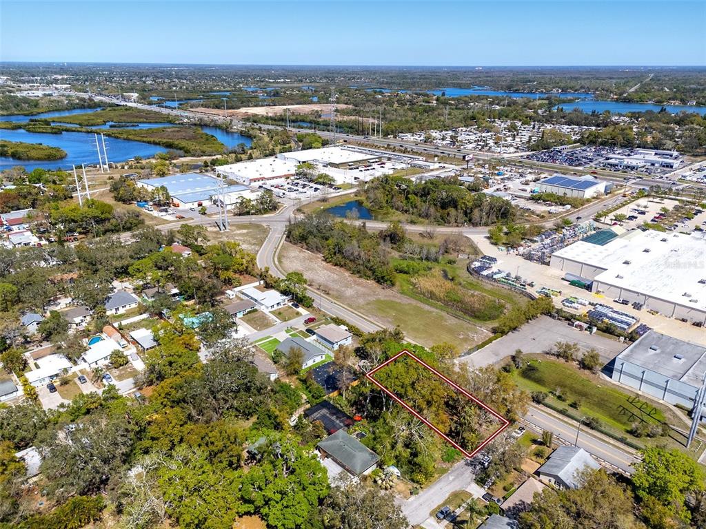 Boston Street Tarpon Springs, FL 34689 - Photo 2 of 14 an aerial view of residential houses with outdoor space