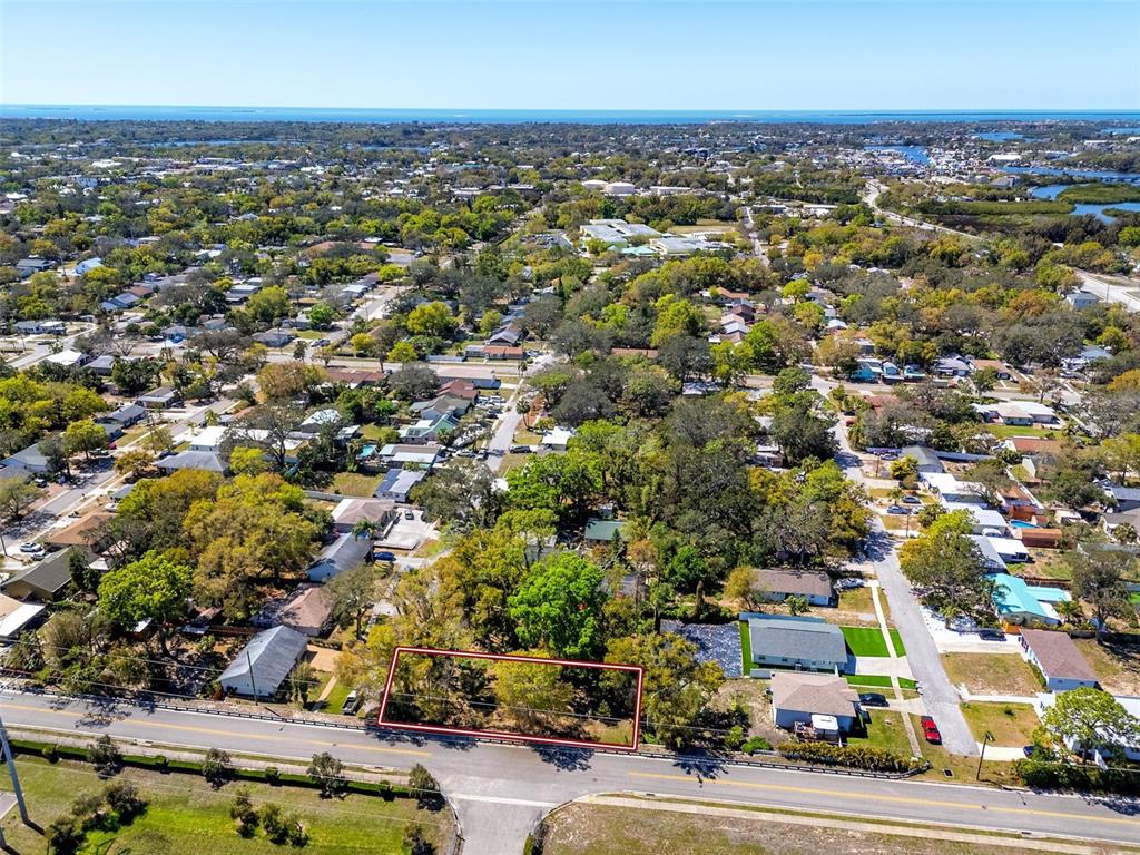 Boston Street Tarpon Springs, FL 34689 - Photo 5 of 14 an aerial view of a city with lots of residential buildings