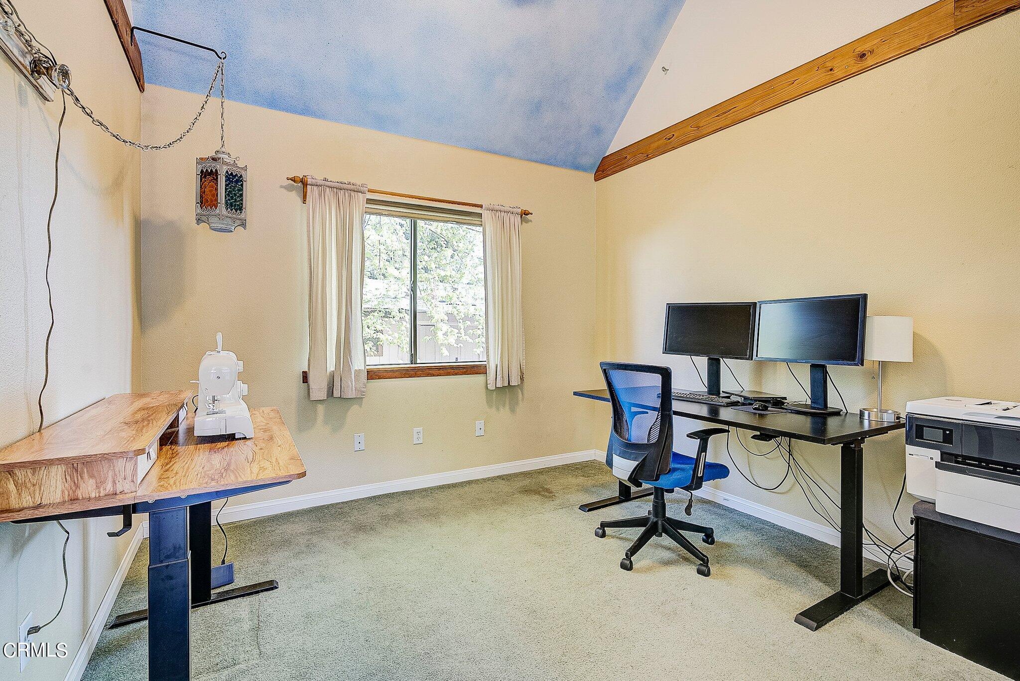 5390 Locarno Drive Wrightwood, CA 92397 - Photo 19 of 33 a view of a workspace with furniture
