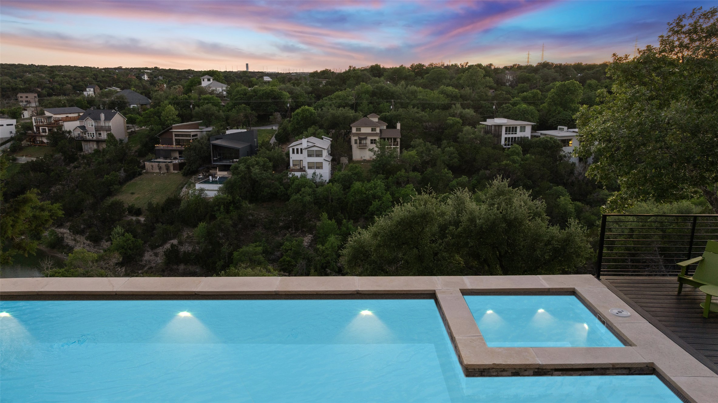 14417 Cochise Trail Austin, TX 78734 - Photo 16 of 40 a view of swimming pool from a balcony