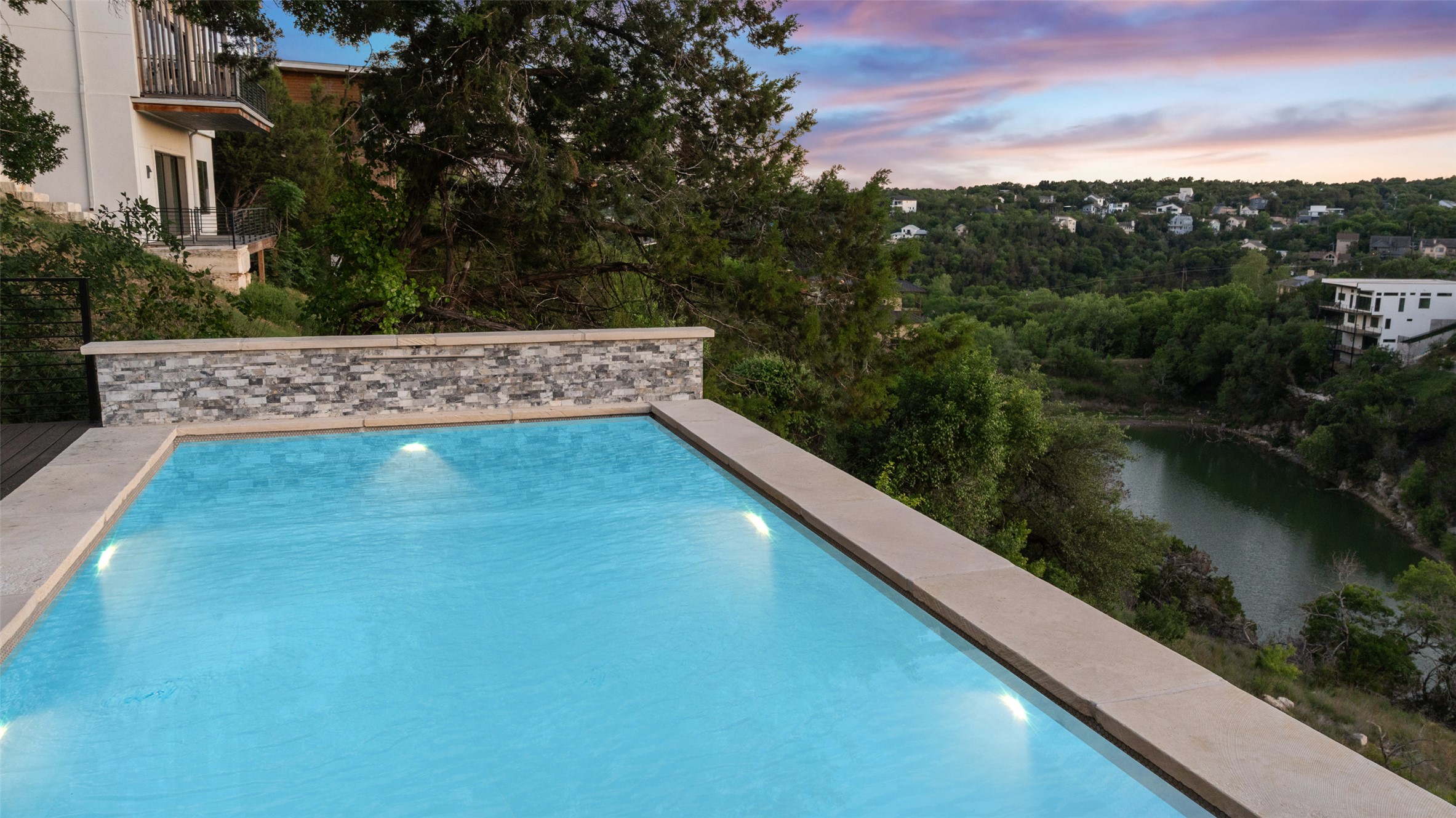 14417 Cochise Trail Austin, TX 78734 - Photo 38 of 40 a view of a swimming pool with a yard