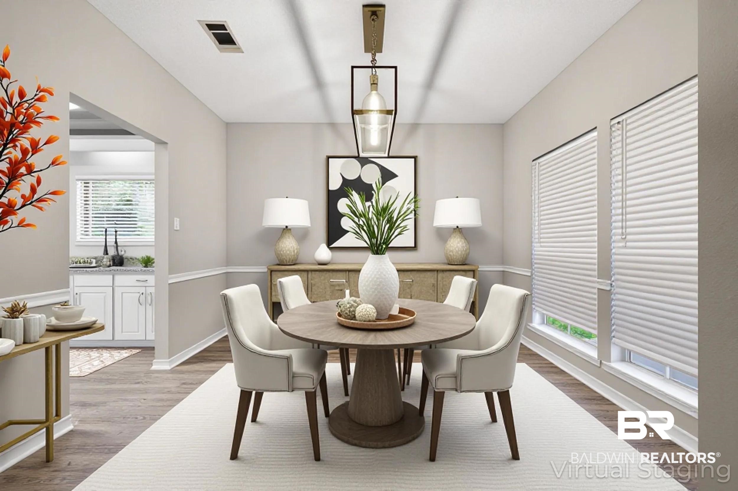 7050 Highpointe Place West Daphne, AL 36527 - Photo 12 of 66 Dining space featuring wood finished floors and baseboards