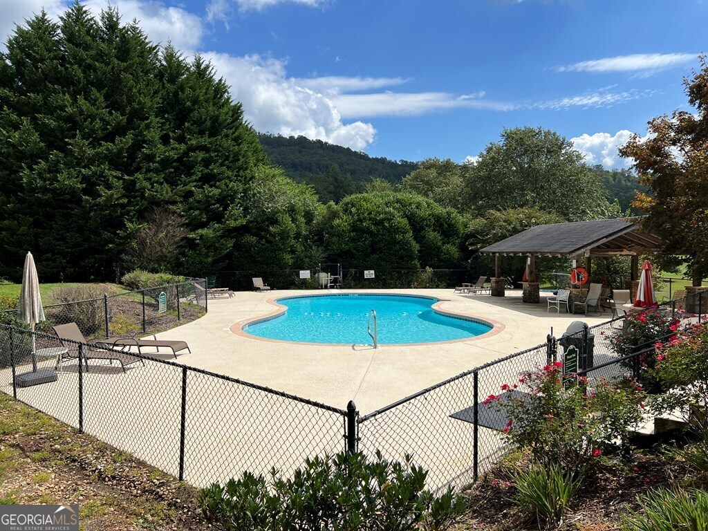 Lot 73 M Ridges Hayesville, NC 28904 - Photo 17 of 45 a view of a swimming pool with a patio