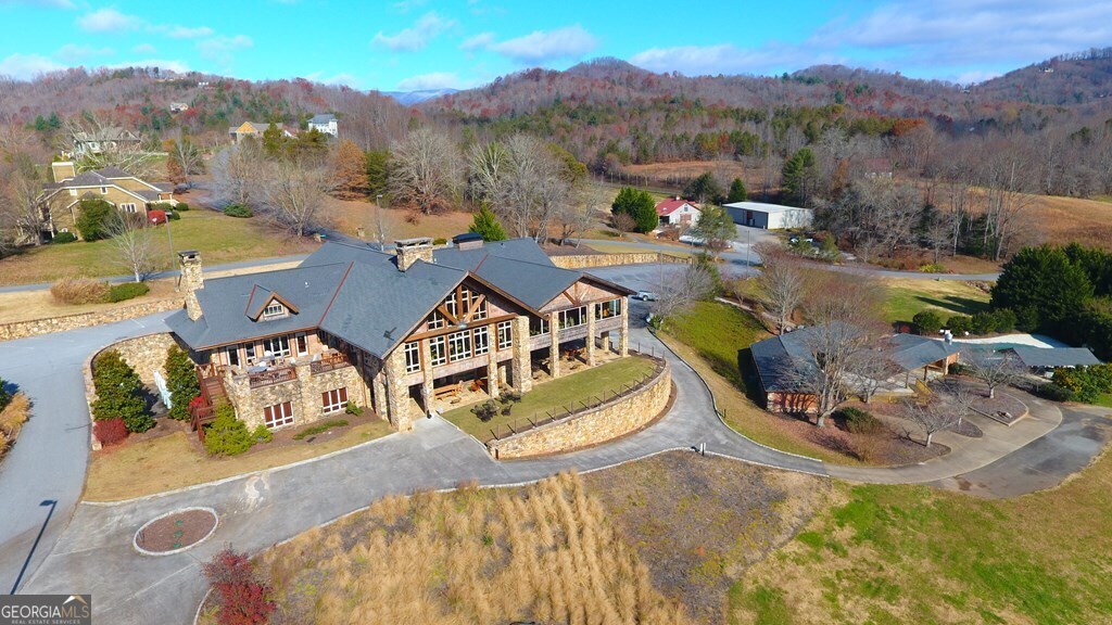 Lot 73 M Ridges Hayesville, NC 28904 - Photo 8 of 45 an aerial view of a house with swimming pool