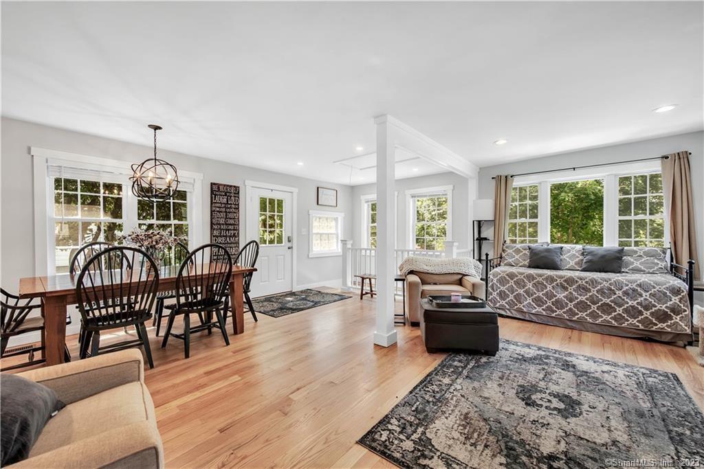 32 Lakeview Drive Bethlehem, CT 06751 - Photo 3 of 12 a living room with furniture and wooden floor