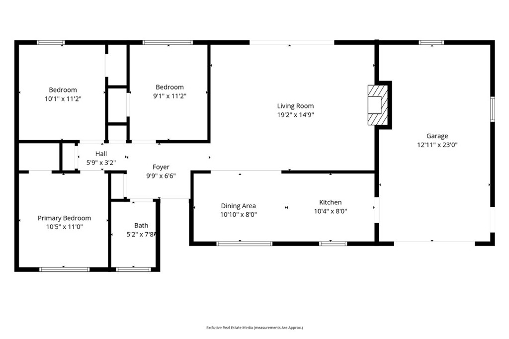 939 Elm Street Willows, CA 95988 - Photo 47 of 48 Floor plan with dimensions