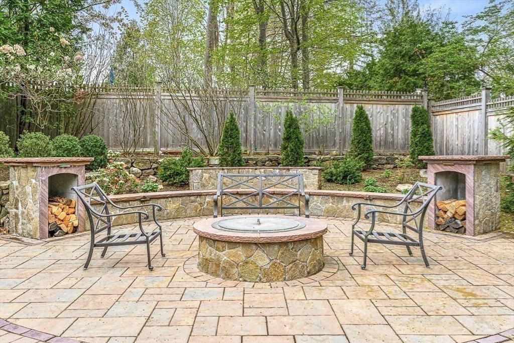 24 Birch Road Wellesley, MA 02482 - Photo 34 of 40 a view of a chairs and tables in the patio