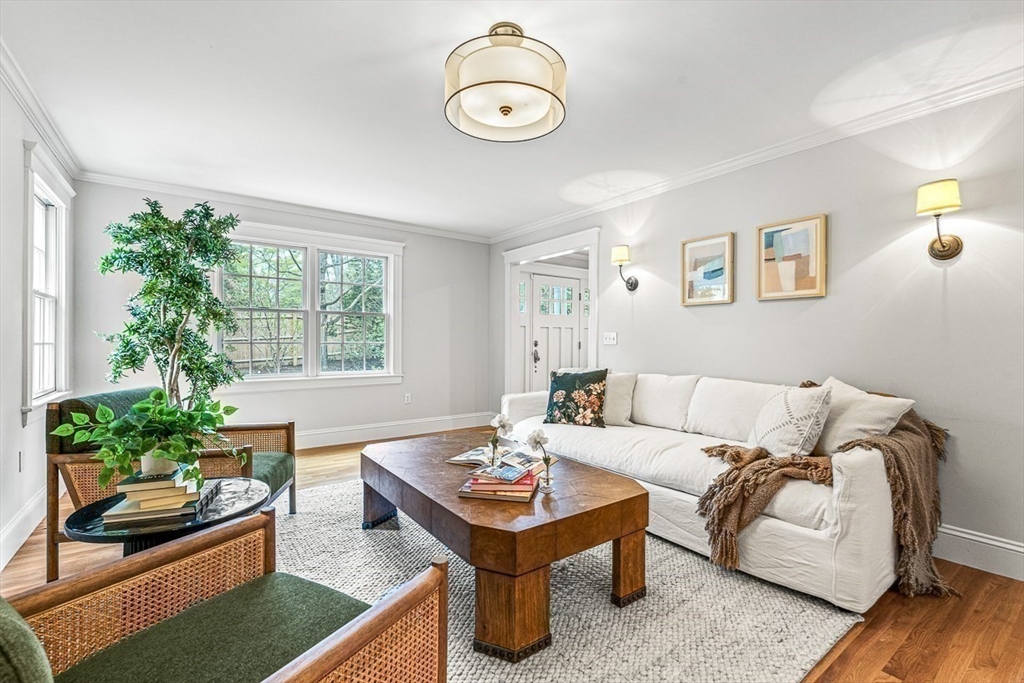 24 Birch Road Wellesley, MA 02482 - Photo 6 of 40 a living room with furniture potted plant and window