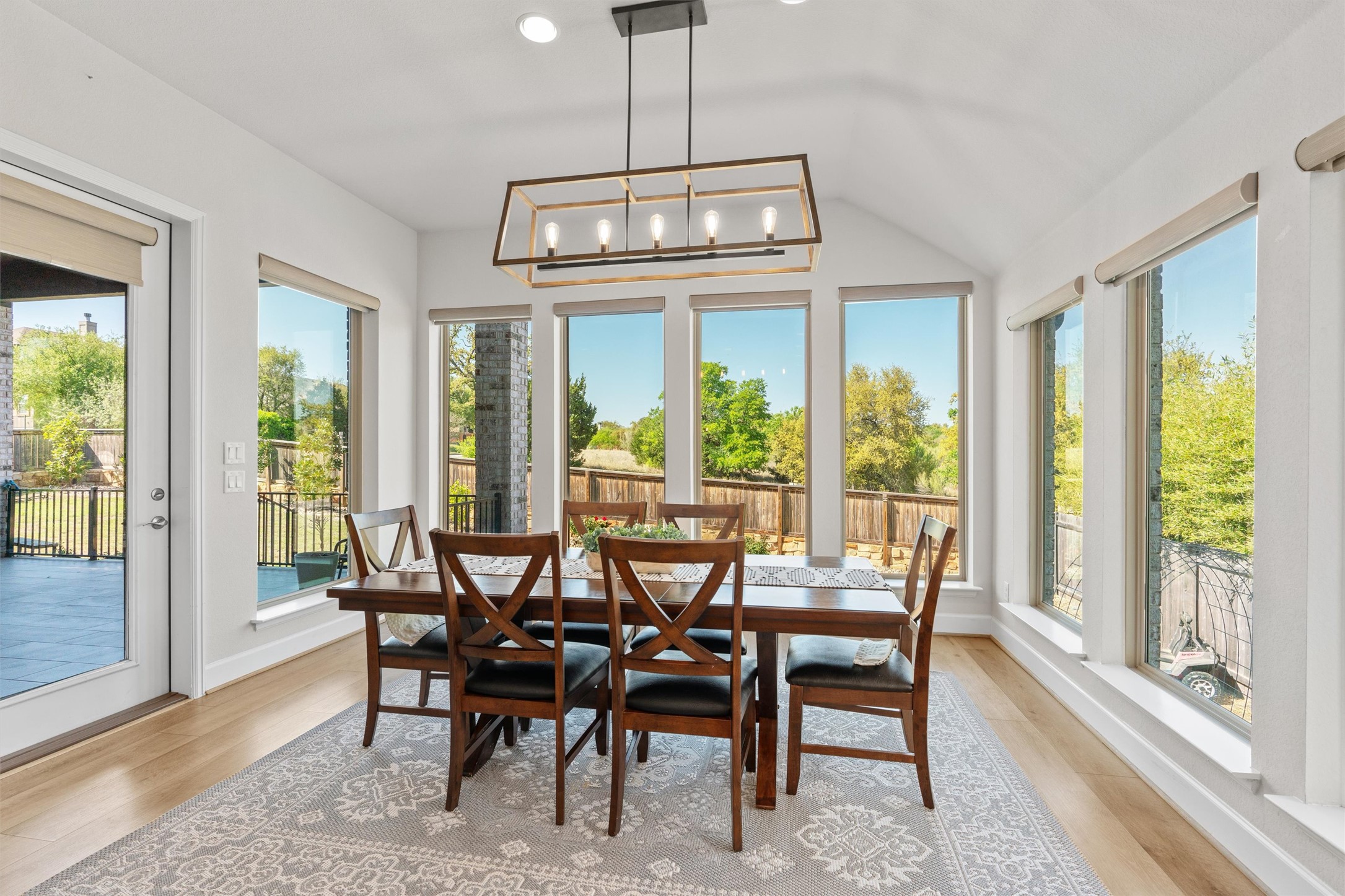 101 Pienza Drive Georgetown, TX 78628 - Photo 4 of 40 a view of a dining room with furniture window and outside view